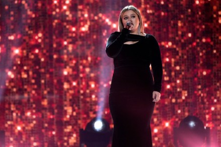 Kelly Clarkson performs "I Will Always Love You" at the 57th Academy of Country Music Awards, at Allegiant Stadium in Las Vegas
57th ACM Awards - Show, Las Vegas, United States - 07 Mar 2022