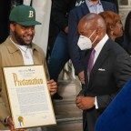 NYC Mayor Eric Adams Honors Christopher "Notorious B.I.G." Wallace, New York, United States - 19 May 2022