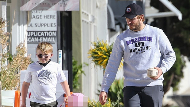 Chris Pratt’s Son Jack, 9, Is a Doting Brother Holding Hands With Baby Sister Lyla, 18 Months: Photos