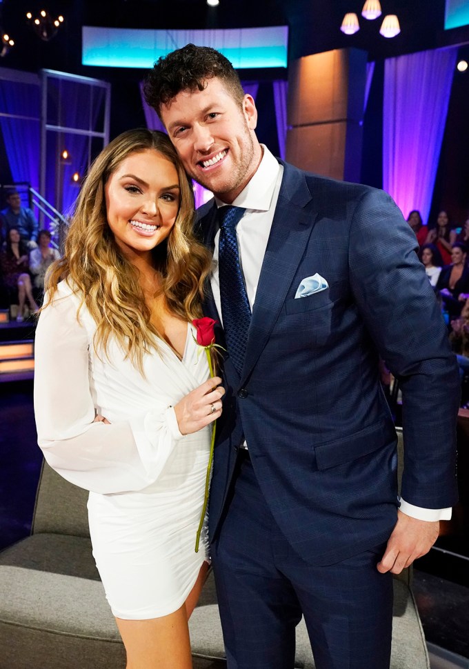 Clayton Echard & Susie Evans At ‘The Bachelor’ Finale