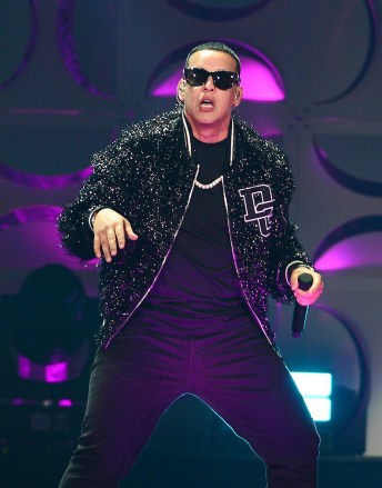 Daddy Yankee performs on stage
iHeartRadio Fiesta Latina, Show, American Airlines Arena, Miami, Florida, USA - 02 Nov 2019