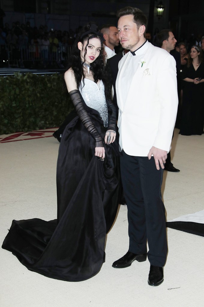Grimes & Elon Musk On The Met Gala Red Carpet