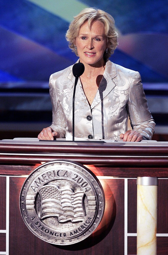 Glenn Close At The 2004 Democratic National Convention