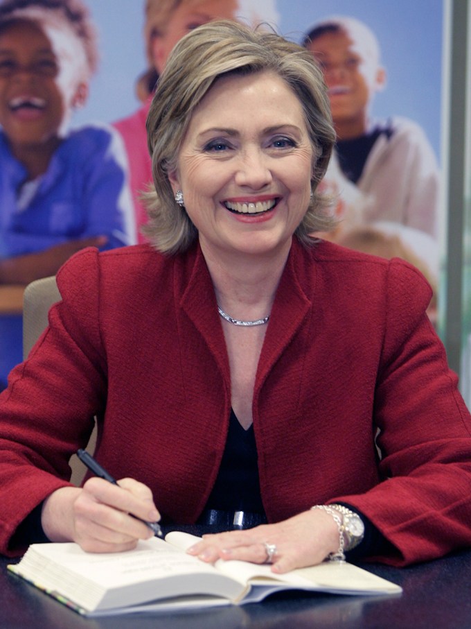 Hillary Clinton Beams