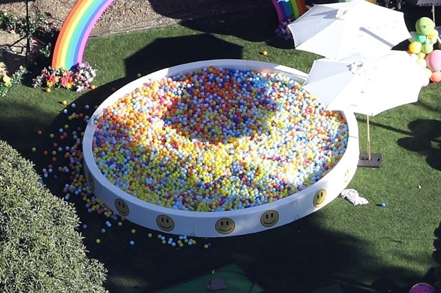 Justin Bieber's Ball Pit