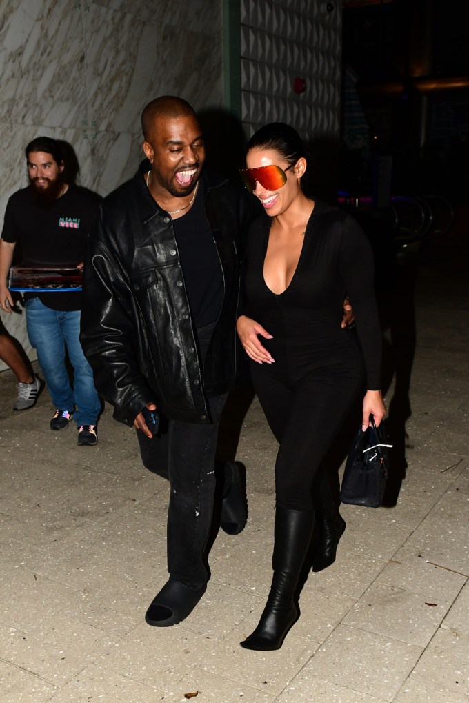 Kanye West & Chaney Jones Laugh