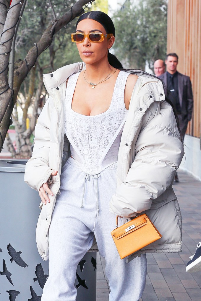 Kim Kardashian In White