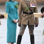 Prince William and Catherine Princess of Wales visit the Irish Guards at the St. Patrick's Day Parade, Mons Barracks, Aldershot, UK - 17 Mar 2023