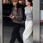 *EXCLUSIVE* Katie Holmes and daughter Suri Cruise go makeup-free and opt for casual departure out of Los Angeles