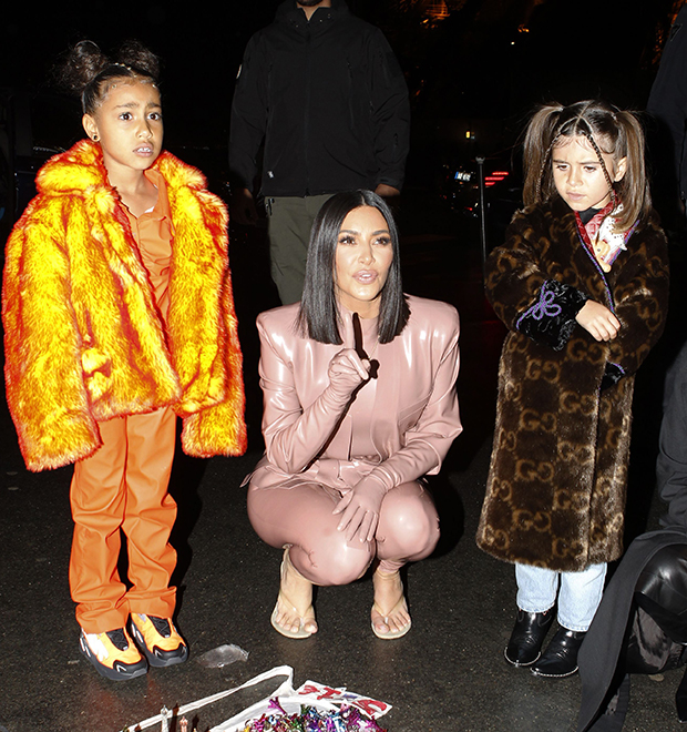 North West, Kim Kardashian, Penelope Disick 