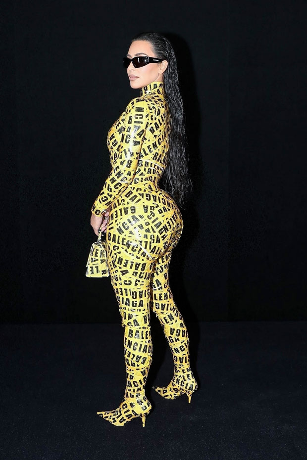 Kodak Black shoots shot to date Kim Kardashian while paying homage to  yellow tape Balenciaga outfit