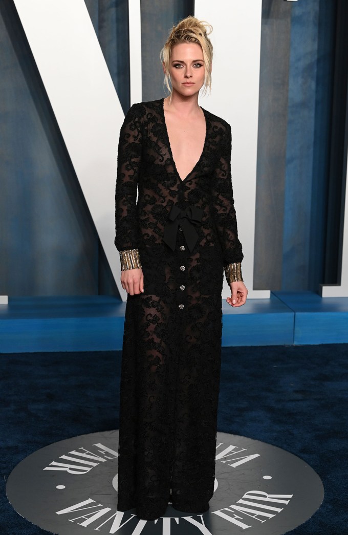 Kristen Stewart At The 2022 Vanity Fair Oscar Party