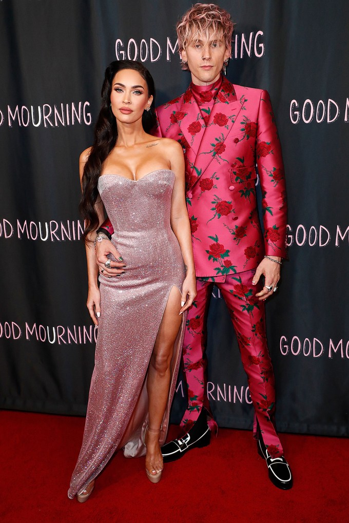 Megan Fox and Machine Gun Kelly at the Premiere of ‘Good Mourning’