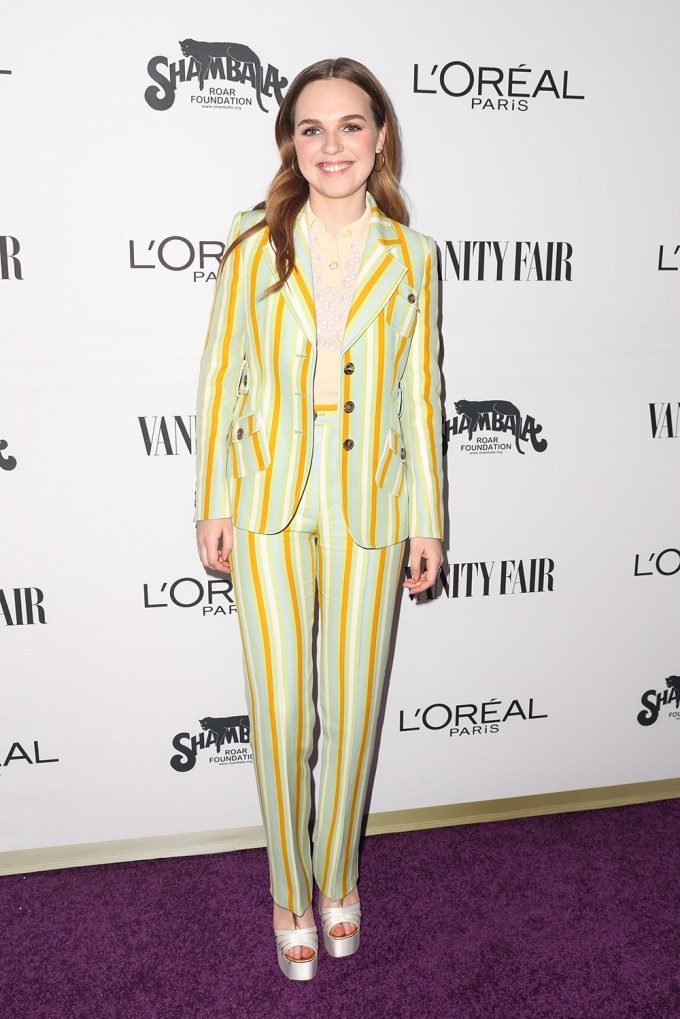 Odessa Young At Vanity Fair and L’Oreal Paris Event