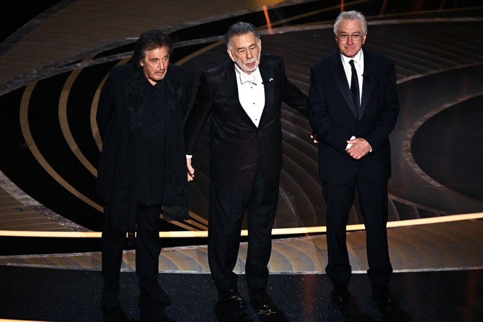 Al Pacino, Francis Ford Coppola and Robert De Niro