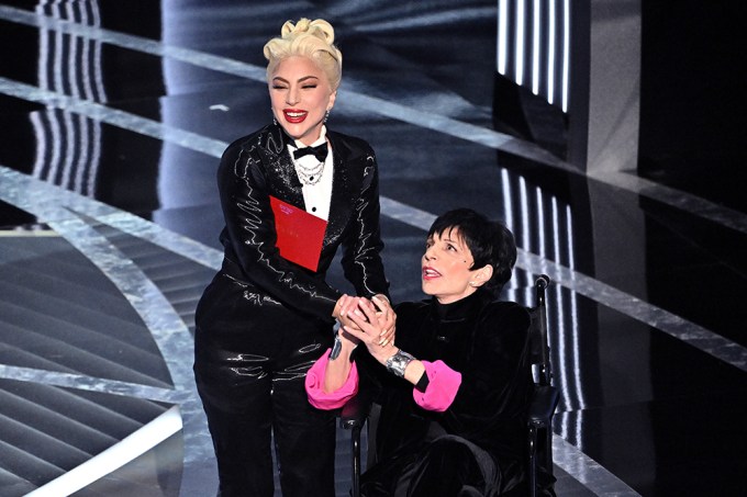 Lady Gaga & Liza Minnelli At Oscars