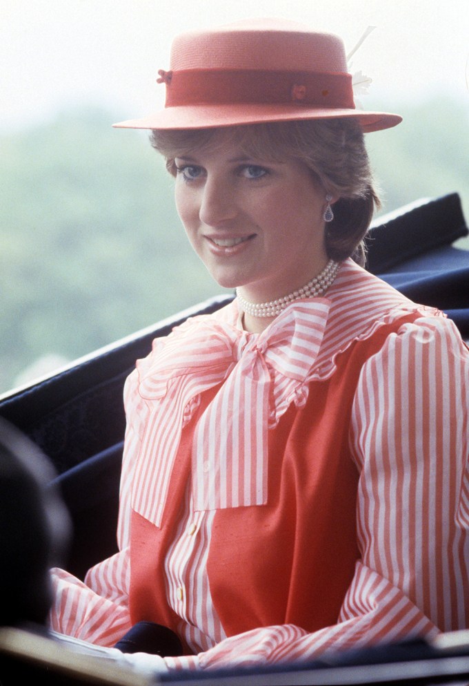 Princess Diana At The Royal Ascot