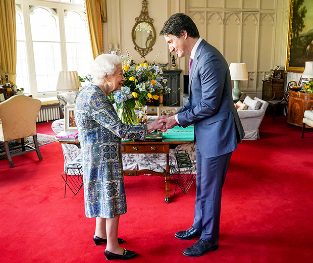 Queen Elizabeth & Justin Trudeau