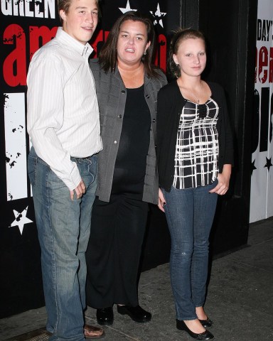 Parker O'Donnell, Rosie O'Donnell and Chelsea O'Donnell Opening night of the Broadway production of Green Day's 'American Idiot', St James Theatre, New York, America - 20 Apr 2010