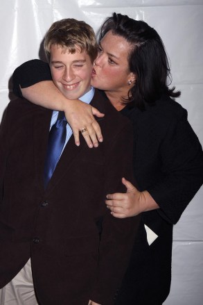 Rosie O'Donnell and Parker O'Donnell at the arrivals
Opening Night of 'Billy Elliot the Musical',  Imperial Theatre, Broadway, New York, America - 13 Nov 2008
Sir Elton John's stage musical version of hit film 'Billy Elliot' has debuted on Broadway. And it would seem that anticipation is running high; the production, said to have cost $20 million to stage, has already taken nearly as much in advance sales. However, the decision to take the show to New York is something of a risk, something that Elton and Stephen Daldry, who directed both the film and stage show, are aware of. The story of a miner's son who dreams of being a ballet dancer will be acted out by American performers but they will all be using north-eastern English accents. Also, nothing of the politics of former Prime Minister Margaret Thatcher's clash with the miners led by Arthur Scargill has been simplified for New York audiences. Attending the opening night of the play Sir Elton, who wrote the score for the show, along with other Broadway musicals Aida and The Lion King, said that he still found it hard to believe he had become a Broadway hitmaker.