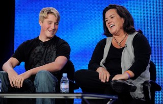 Rosie O'Donnell, Parker O'Donnell Rosie O'Donnell, right, executive producer of the HBO documentary "A Family is a Family: A Rosie O'Donnell Celebration," and her son Parker O'Donnell participate in a panel discussion on the show at the HBO Television Critics Association winter press tour in Pasadena, Calif
Winter TCA Tour HBO, Pasadena, USA