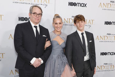 Matthew Broderick, Sarah Jessica Parker and James Broderick 'And Just Like That...' TV show premiere, Arrivals, New York, USA - 08 Dec 2021