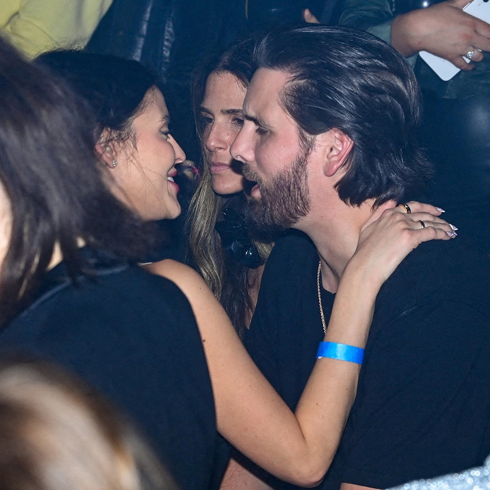 *EXCLUSIVE* Scott Disick and his new girl Holly Scarfone look smitten at a 1 OAK night at club Boum Boum in Paris