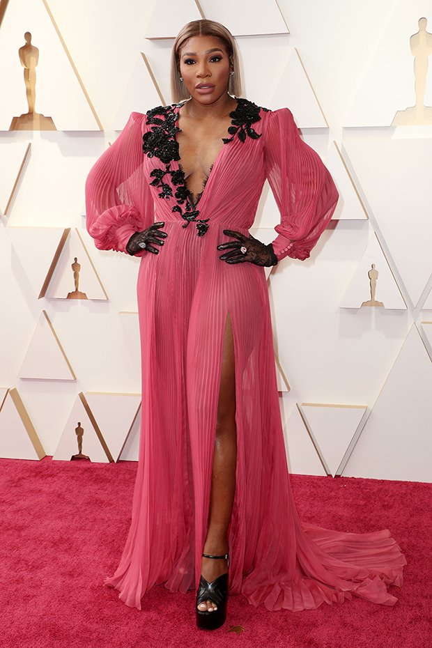 Serena Williams At Oscars 2022 See Her Gorgeous Rose Gown