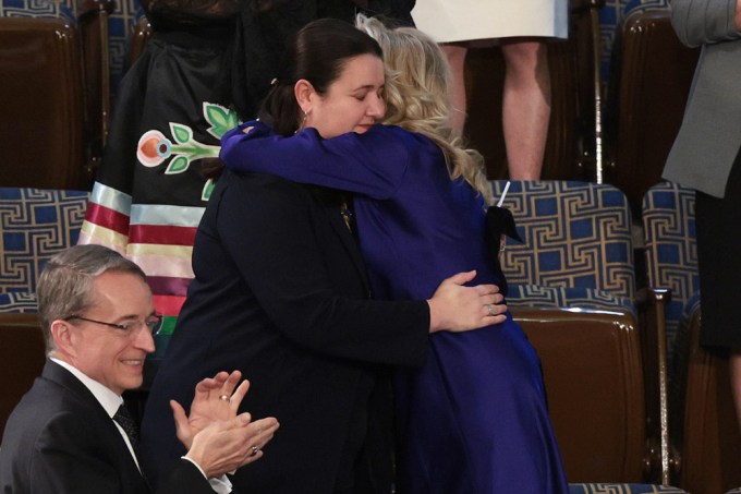 Jill Biden’s Emotional Hug With Oksana