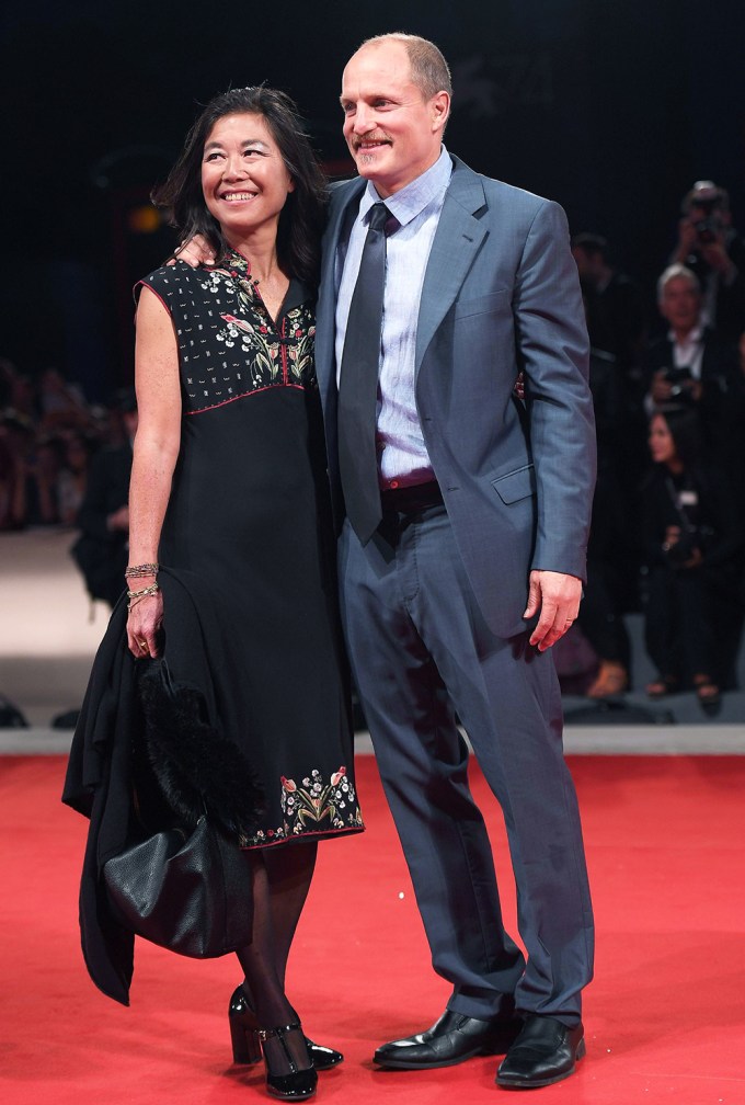 Woody Harrelson & Wife Laura Louie Attend Venice Film Festival
