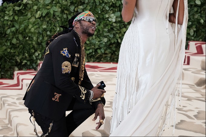 2 Chainz proposes to Kesha Ward at the 2018 Met Gala