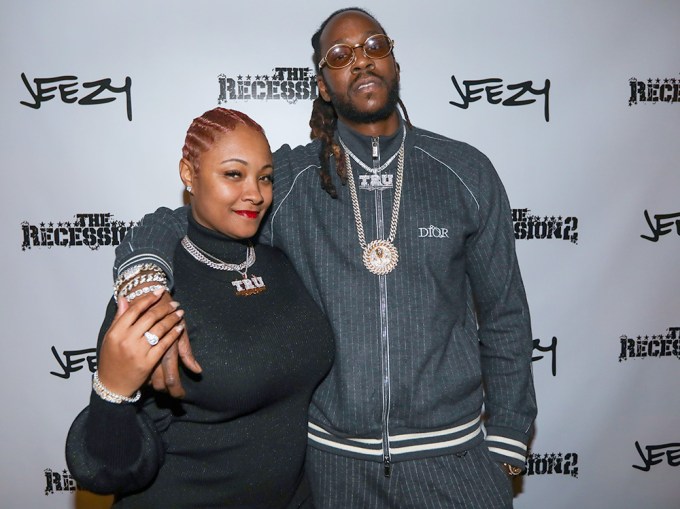 2 Chainz and Kesha Ward at Jeezy’s album release dinner