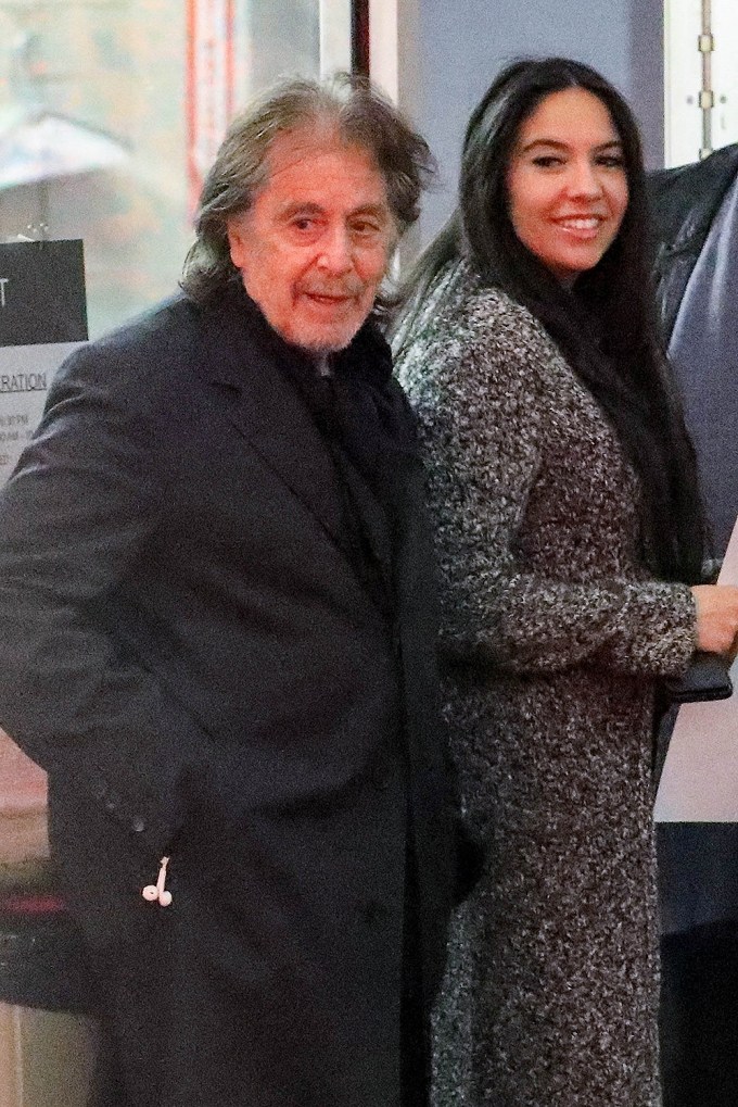 *EXCLUSIVE* Al Pacino and Noor Alfallah were seen leaving a double date dinner with his best friend Harold Becker