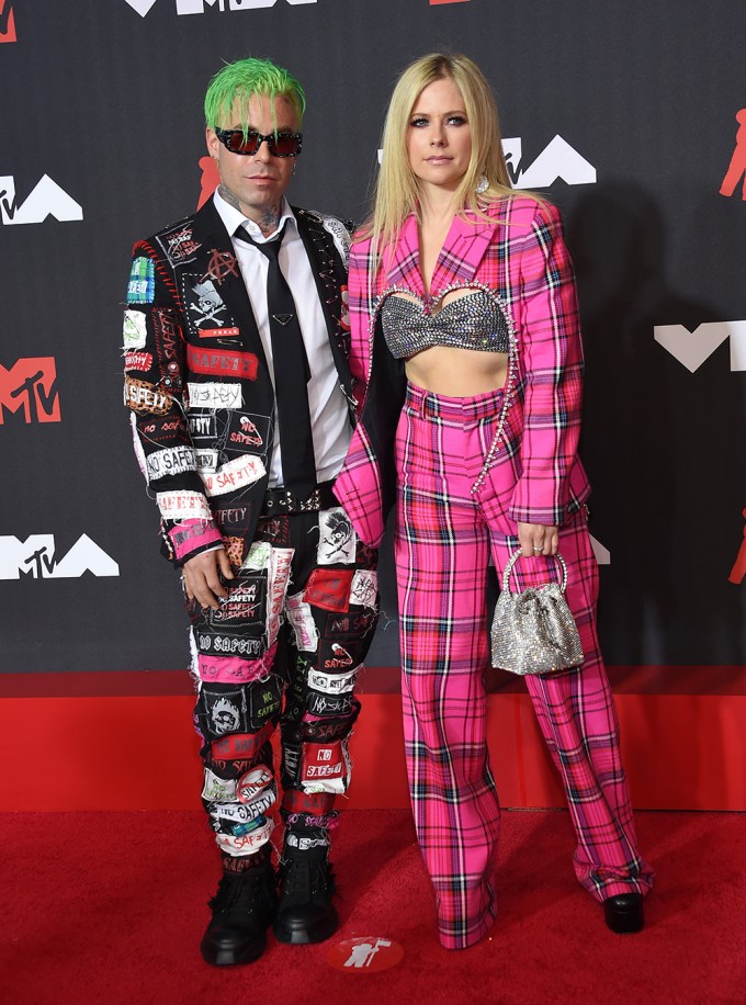 Avril Lavigne & Mod Sun At The 2021 MTV Video Music Awards