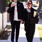 *EXCLUSIVE* Travis Barker and Kourtney Kardashian pair up and step out for a matcha drink