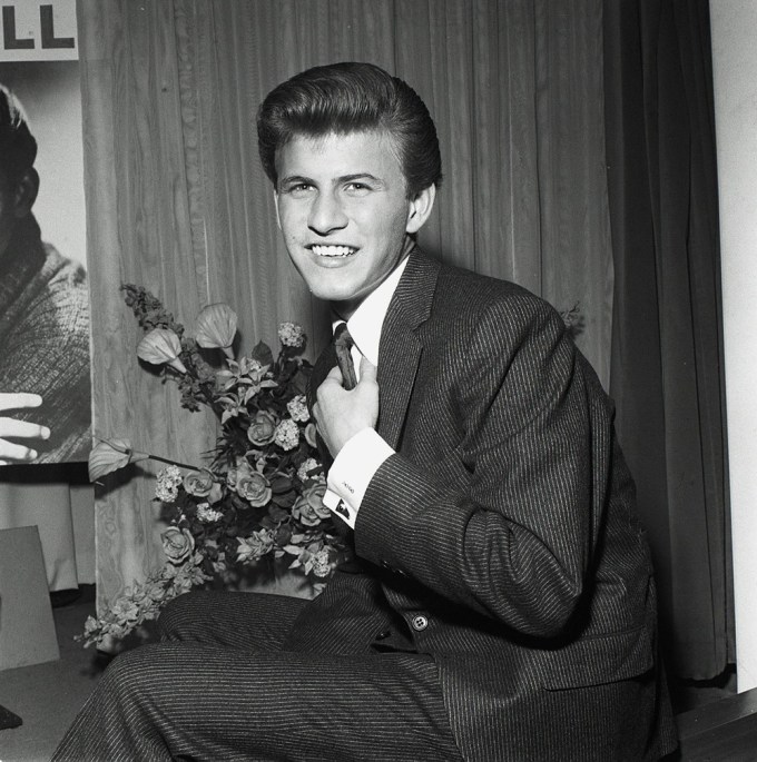 Bobby Rydell poses with a smile