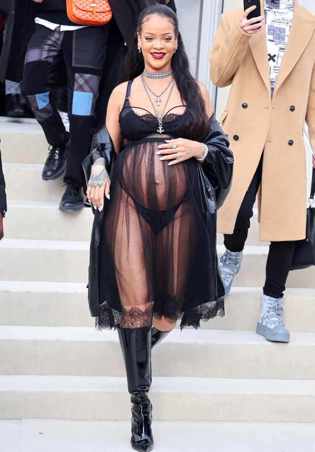 Rihanna's Pregnancy Outfits Are Risqué & We're Loving Them