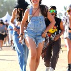 *EXCLUSIVE* Camila Cabello brings the good vibes to Coachella day 3 weekend 2