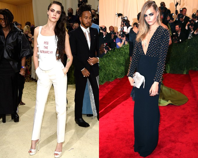 Cara Delevingne Met Gala Outfits Through The Years