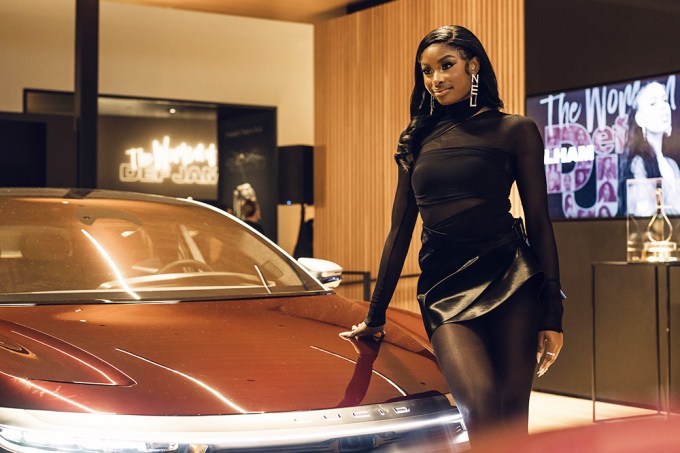 Coco Jones at the Def Jam Recordings Event in Partnership with LUCID Motors