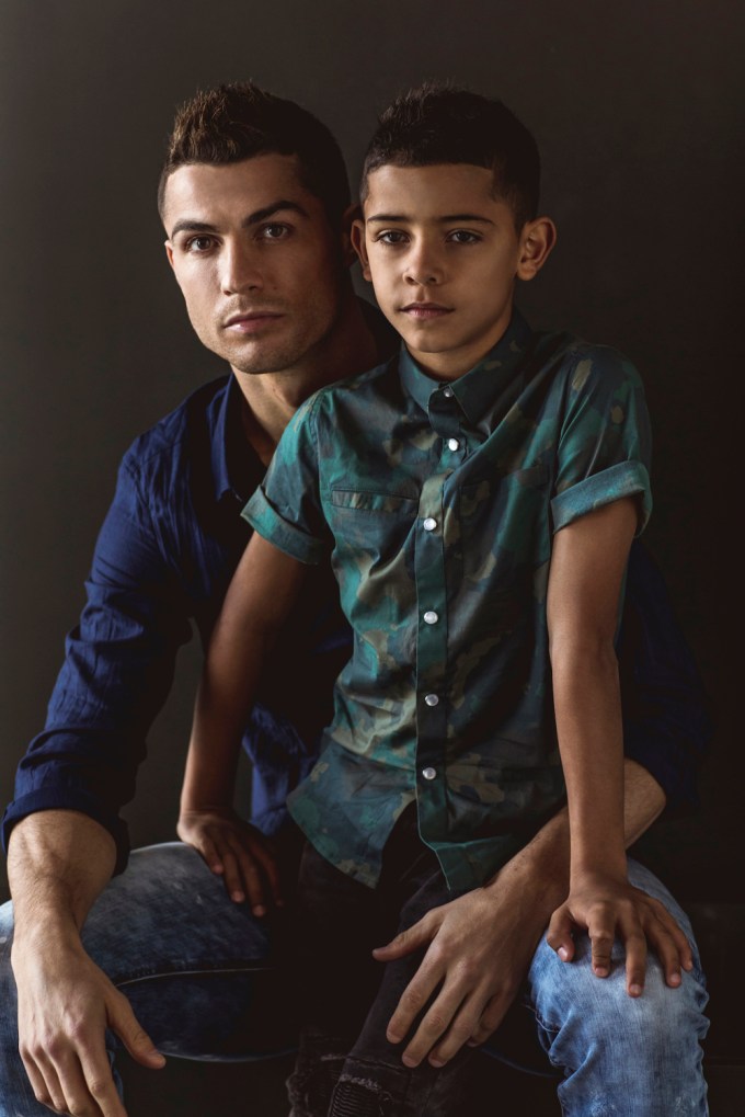 Cristiano Ronaldo & Cristiano Jr. In 2017