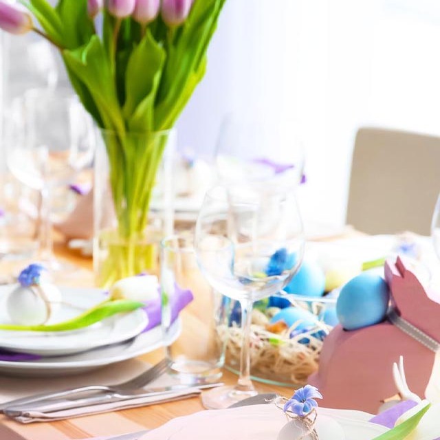 Delegate the Décor: A Lovely Lavender Easter Table