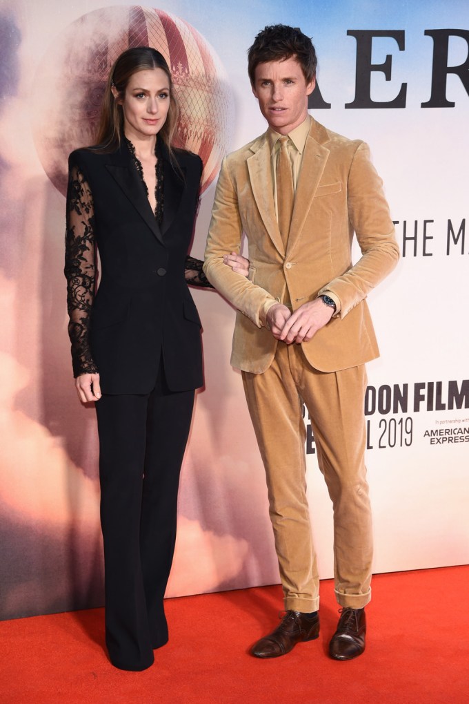 Eddie Redmayne & Wife Hannah Bagshawe At ‘The Aeronauts’ Premiere