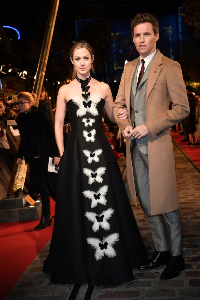 Eddie Redmayne and Hannah Bagshawe At The Paris Premiere of ‘Fantastic Beasts: The Crimes of Grindelwald’