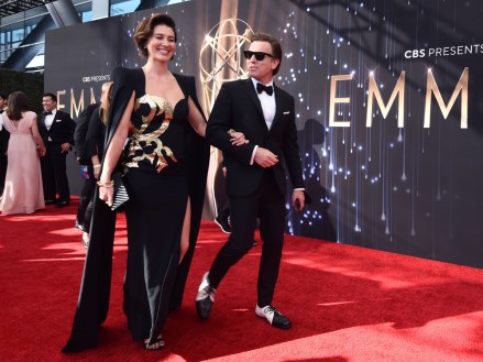 Mary Elizabeth Winstead, left, and Ewan McGregor arrive at the 73rd Primetime Emmy Awards, at L.A. Live in Los Angeles
2021 Primetime Emmy Awards - Arrivals, Los Angeles, United States - 19 Sep 2021