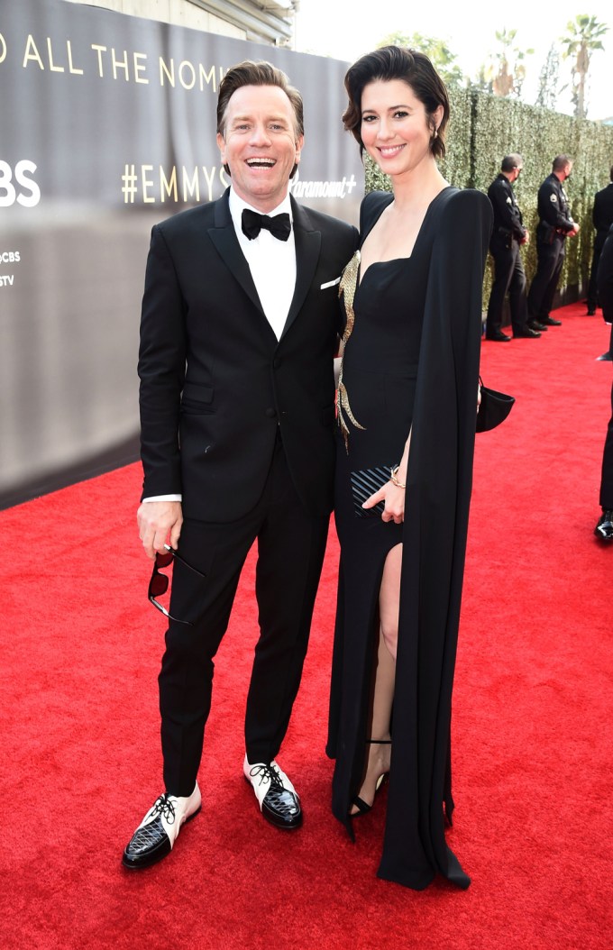 Ewan McGregor & Mary Elizabeth Winstead at the 2021 Emmy Awards
