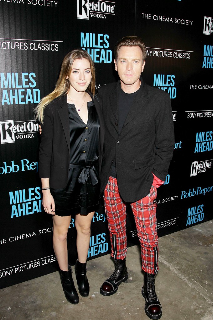 Ewan McGregor & Daughter Clara Attend ‘Miles Ahead’ Premiere