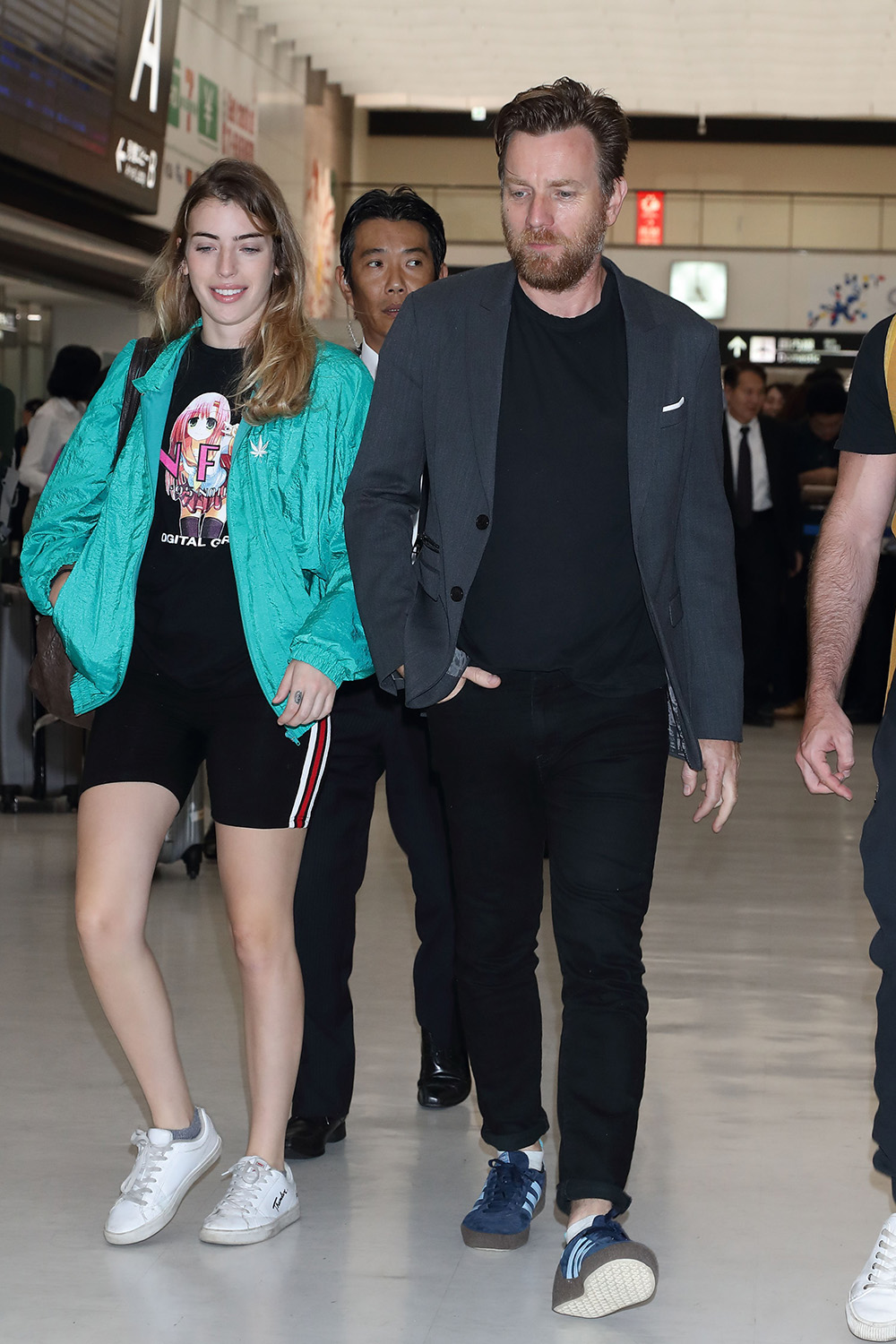 Ewan McGregor at Narita International Airport, Japan - 04 Sep 2018