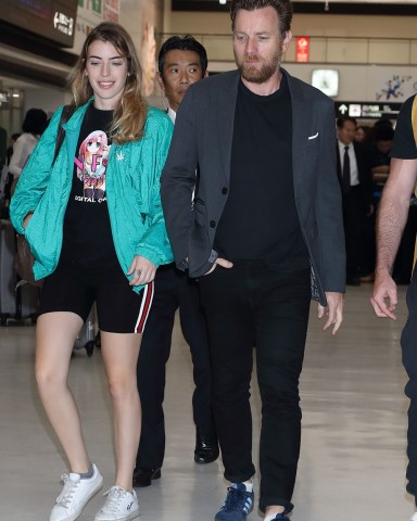 Ewan McGregor and Clara McGregor
Ewan McGregor at Narita International Airport, Japan - 04 Sep 2018