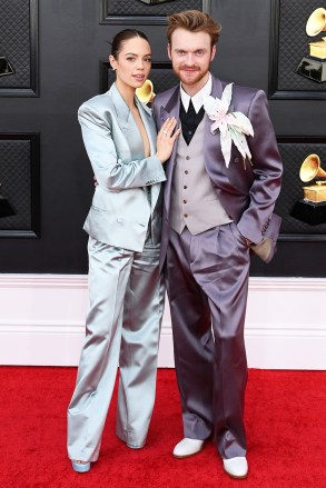 Finneas O'Connell and Claudia Sulewski
64th Annual Grammy Awards, Arrivals, MGM Grand Garden Arena, Las Vegas, USA - 03 Apr 2022